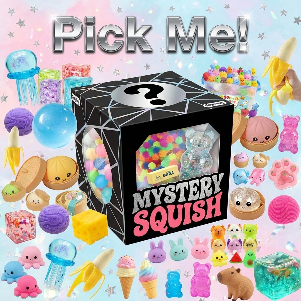 Mystery Box Blind Bag - กล่องสุ่มของเล่นนุ่มนิ่มน่ารัก – 3 ชิ้นแบบสุ่มแยกกัน (ขั้นต่ำ) 2