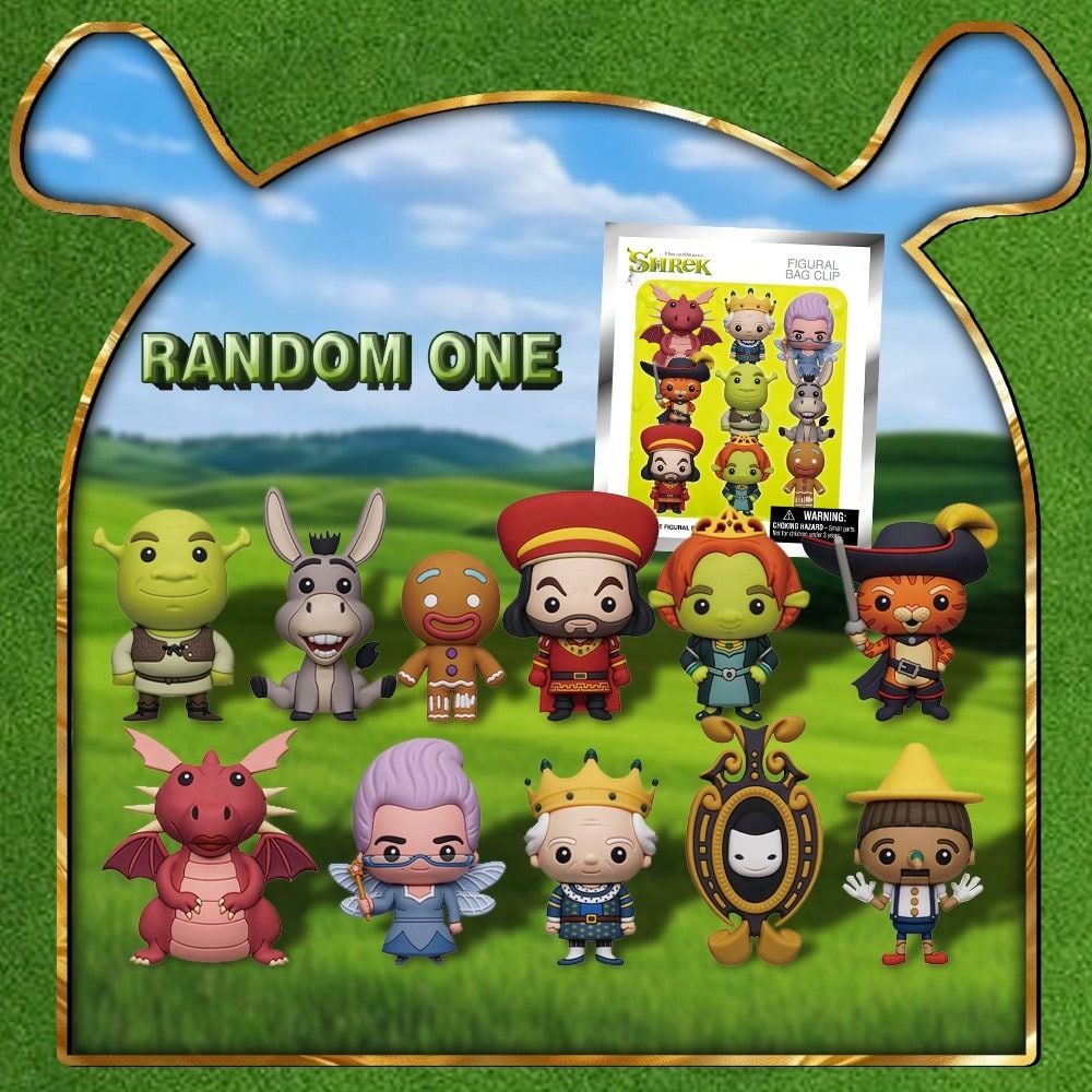 Mystery Box Blind Bag - พวงกุญแจโฟม 3 มิติ ชเร็ค ของแท้ 1