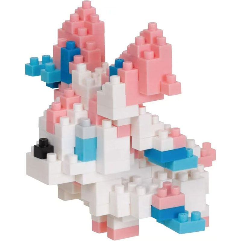 Building Block Mini - นาโนบล็อกน่ารัก ของแท้ โปเกมอน อีวุย บลайнด์แบ็ก ตัวต่อจิ๋ว