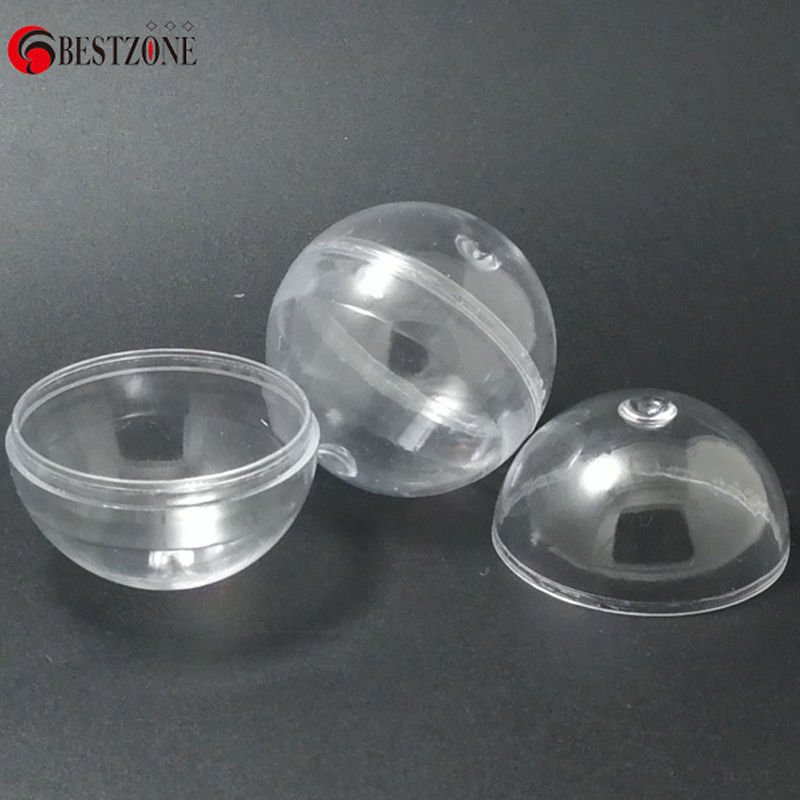 Capsule Toy Gashapon - 100 ชิ้น/ล็อต แคปซูลพลาสติก PS ใส ขนาดเส้นผ่านศูนย์กลาง