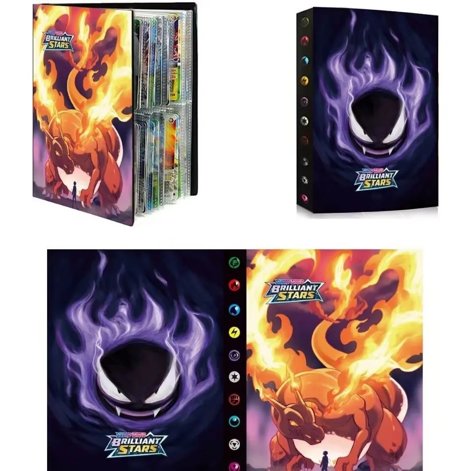 Pokemon Binder Card - สมุดสะสมการ์ดโปเกมอน ชาริซาร์ด 240 ใบ อัลบั้มการ์ดเกมโปเกมอน VMAX