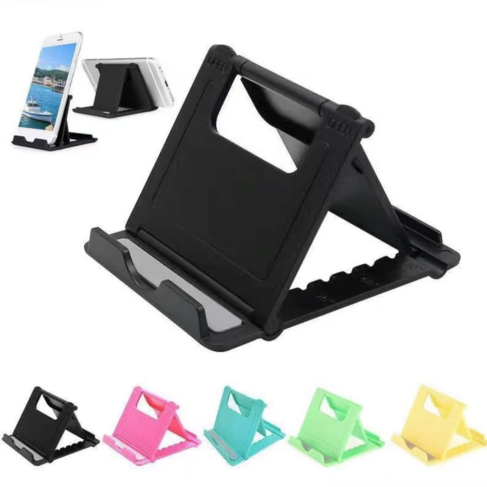 Pop Display Shelf - 1 ชิ้นมินิสร้างสรรค์แบบพกพาสากลพับที่วางโทรศัพท์พลาสติกแท็บเล็ตคอมพิวเตอร์ยืน