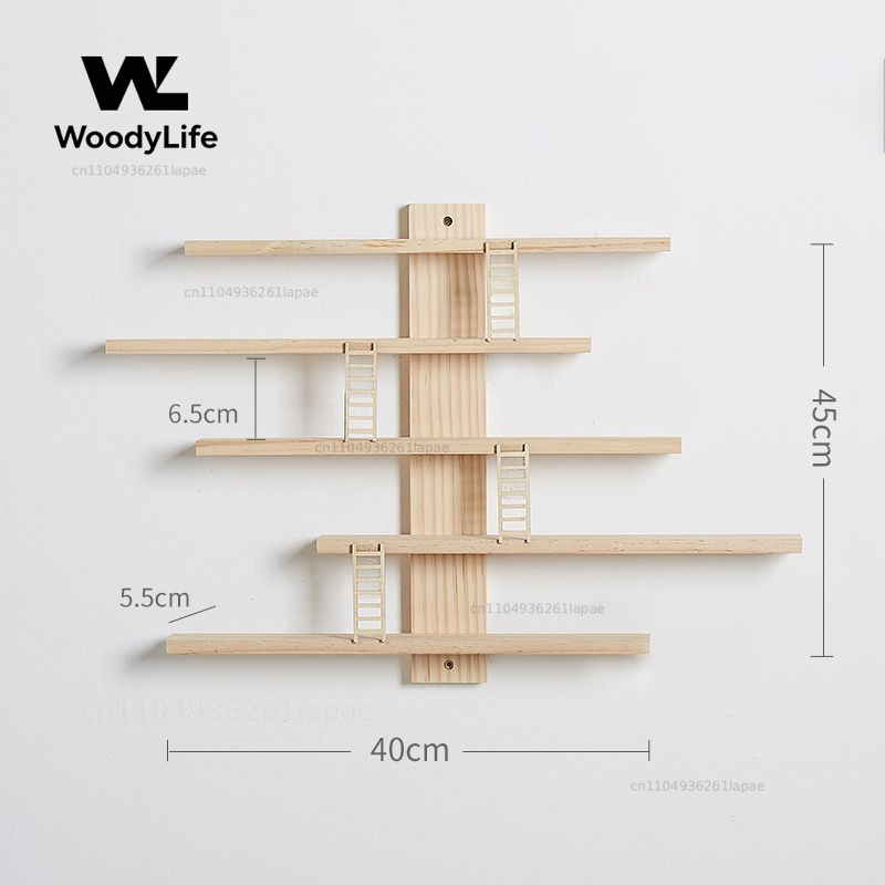 Pop Display Shelf - ชั้นวางโมเดลสัตว์สำหรับตั้งโชว์ฟิกเกอร์ ชั้นวางติดผนังสำหรับของตกแต่งรูปสัตว์ ชั้นเก็บของตกแต่งผนัง