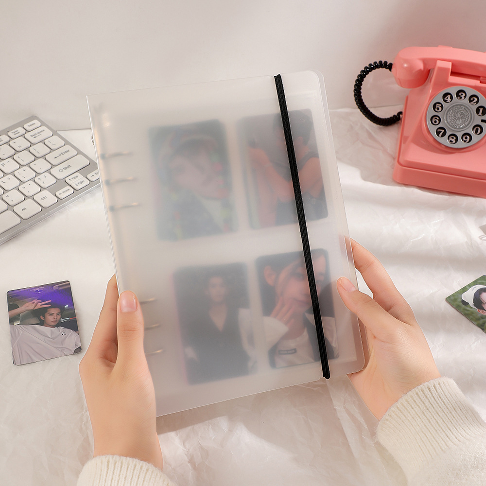 Trading Card Binder - ปกแฟ้ม 6 ห่วง 4 ช่องใส่การ์ดสะสม อัลบั้มใส่การ์ด