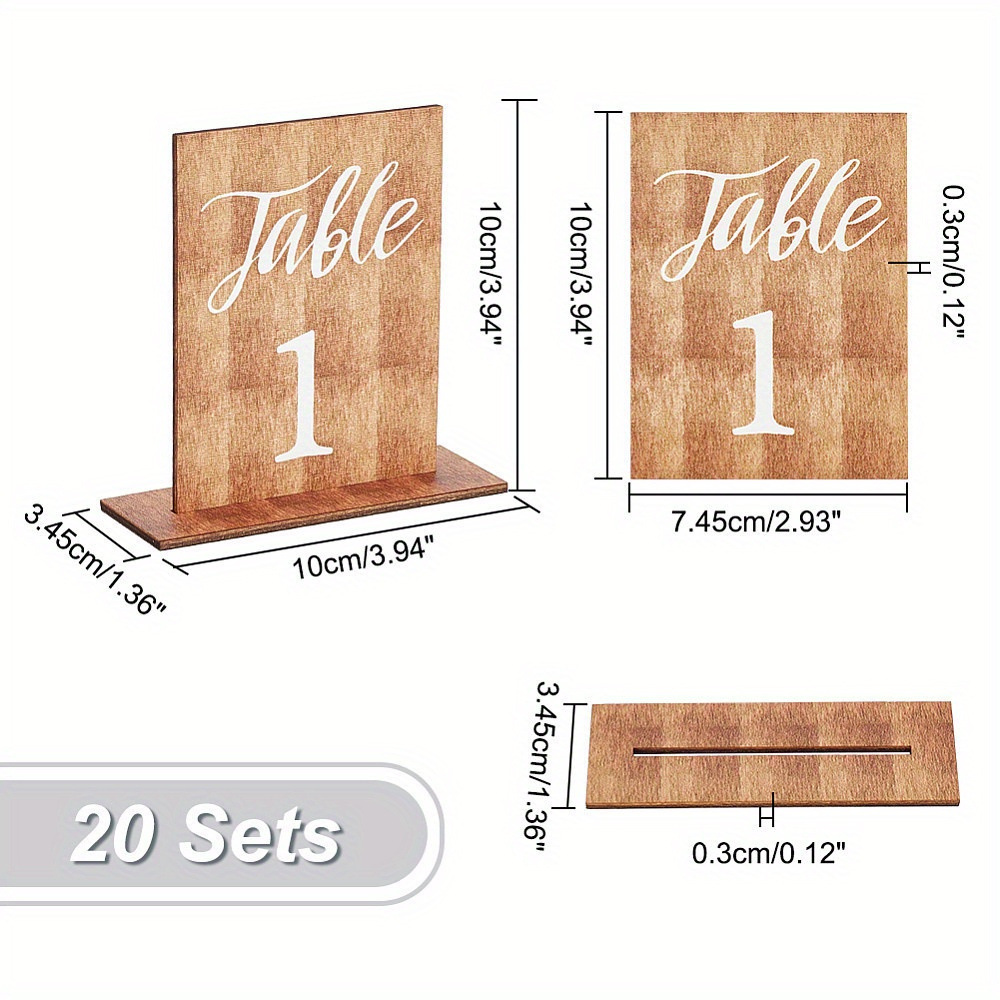 การ์ดหมายเลขโต๊ะไม้พิมพ์ลายแบบ - Graded Card Display บทวิจารณ์และราคา