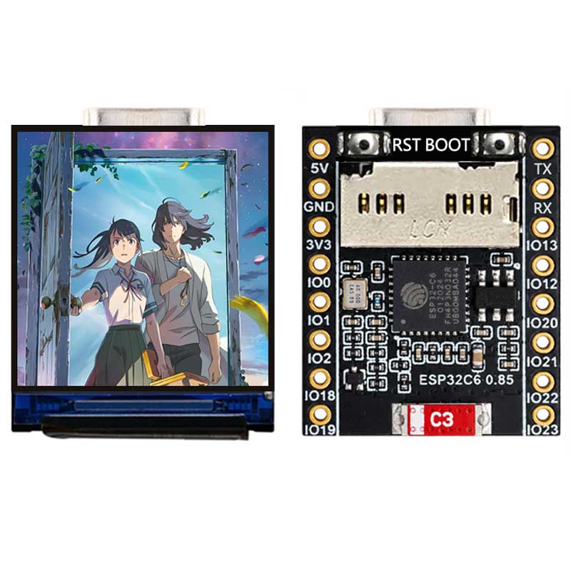 ESP32 C6 0.85 นิ้ว 128X128 หน้ - Graded Card Display บทวิจารณ์และราคา