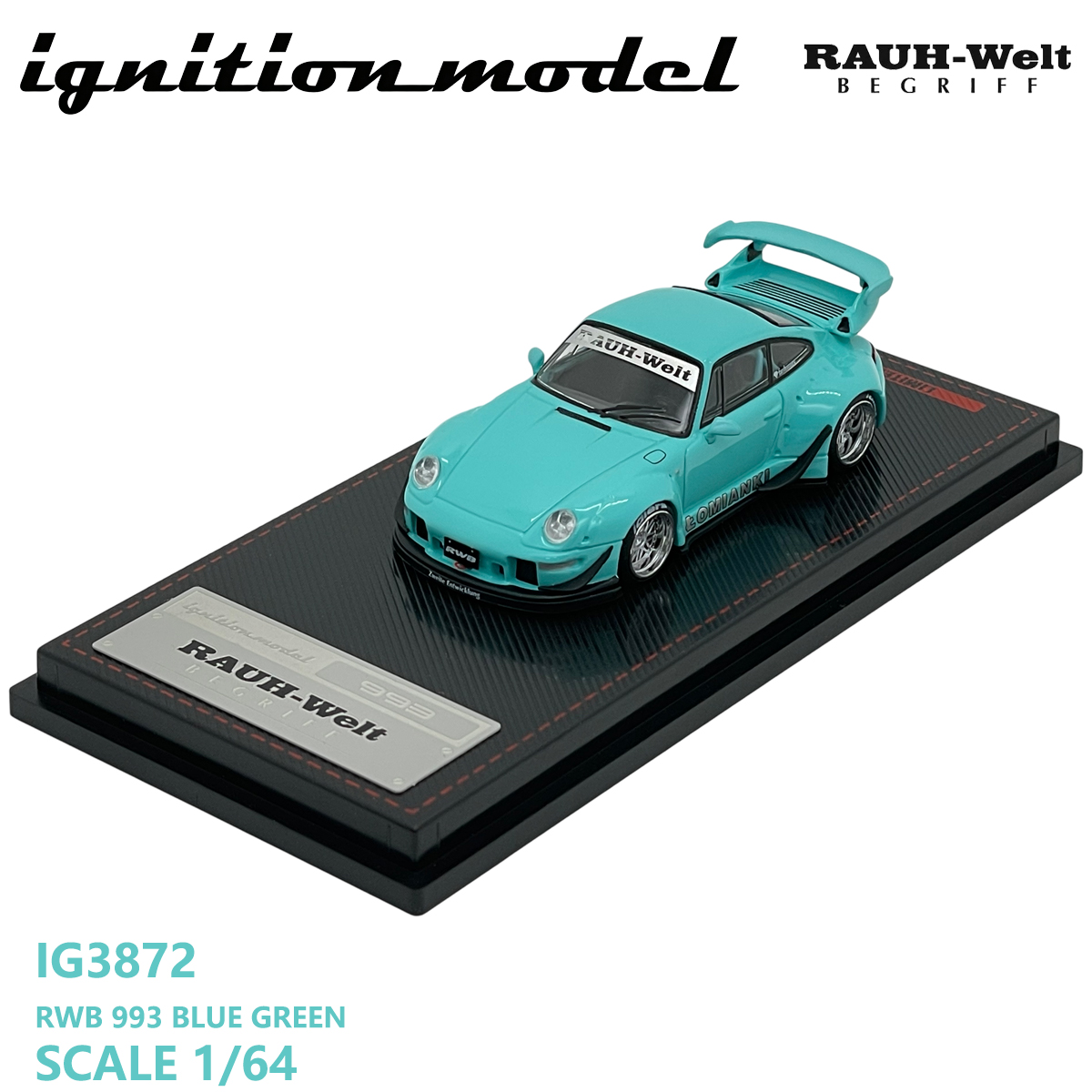 โมเดลรถ Porsche 911 RWB 993 