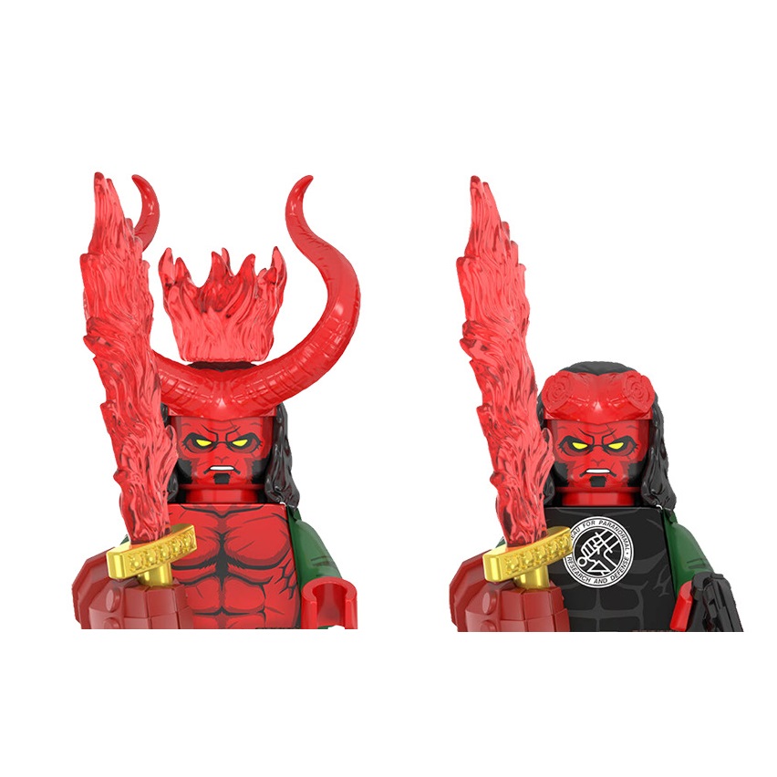 WM2422 WM2421 เฮลล์บอย ตัวต่อจ - Building Block Mini บทวิจารณ์และราคา