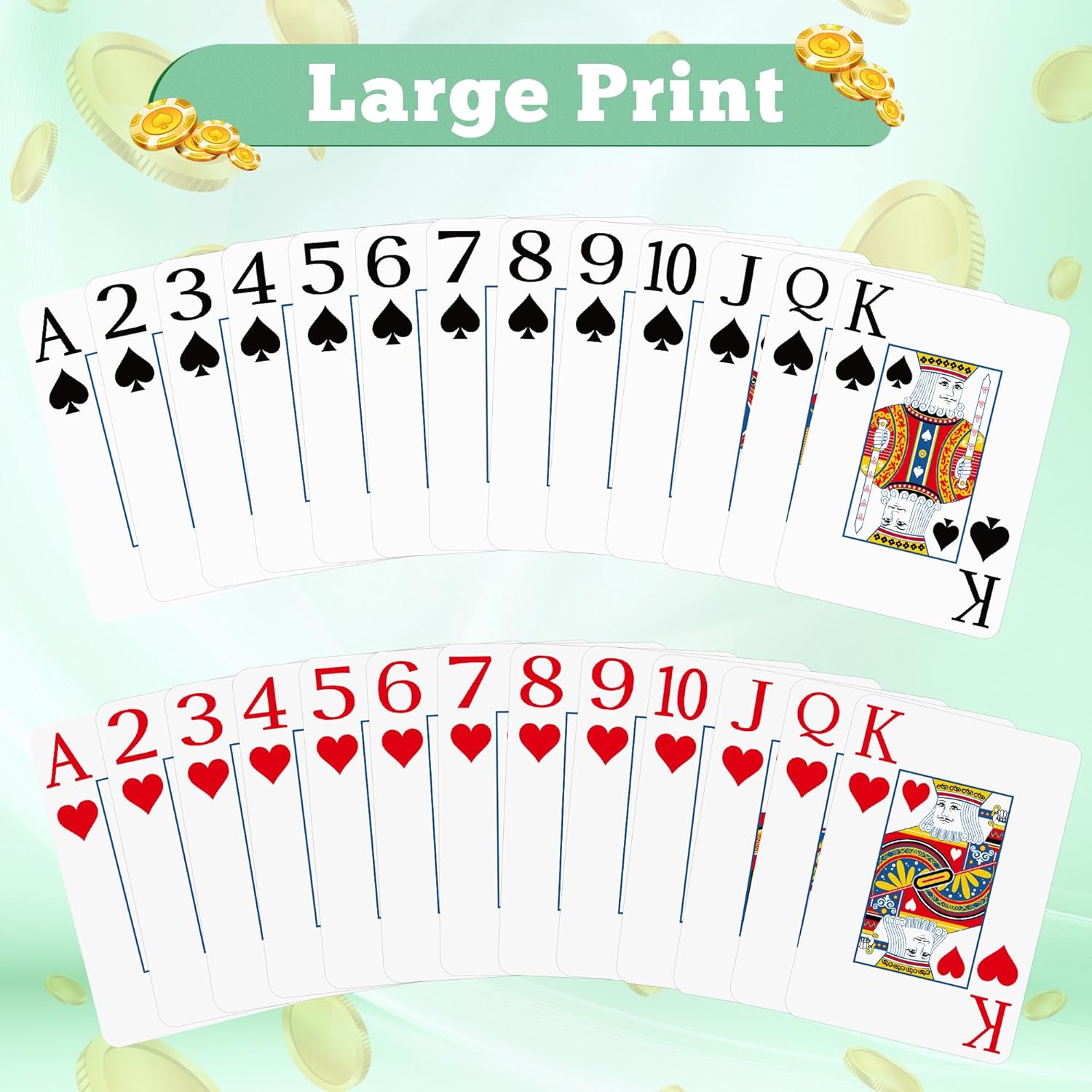 ไพ่สำรับ 2 แพ็ค |   ไพ่พิมพ์ขน - Graded Card Display บทวิจารณ์และราคา