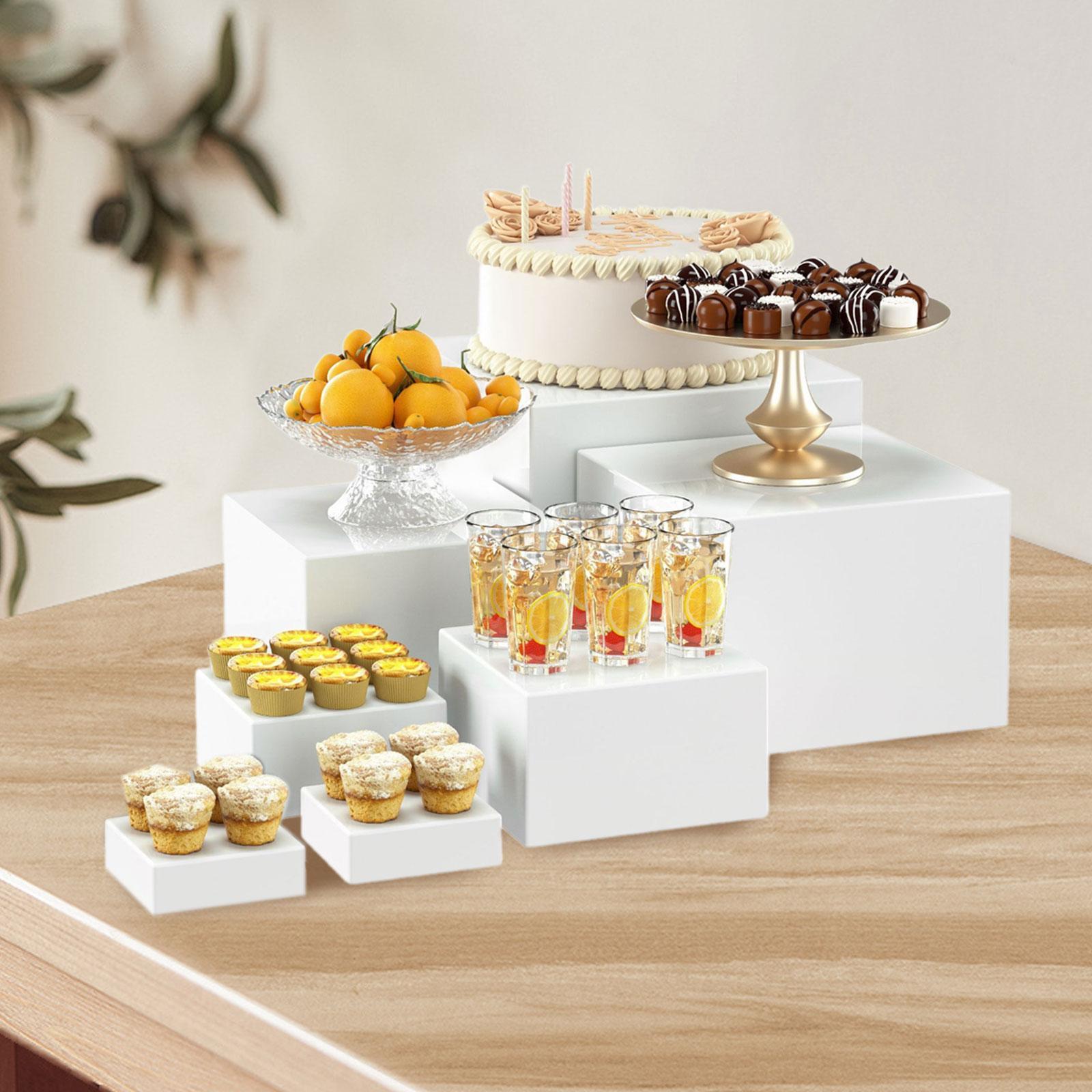 ชุดจัดวางขนมหวานแบบบุฟเฟ่ต์ TQ - Display Risers Set บทวิจารณ์และราคา