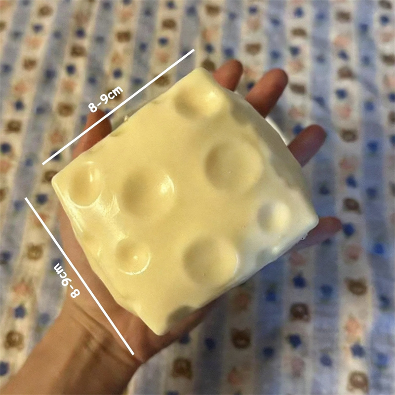 ◑ ลูกบอลบีบชีสจัมโบ้ รูปทรงชีส - Fidget Cube Original บทวิจารณ์และราคา