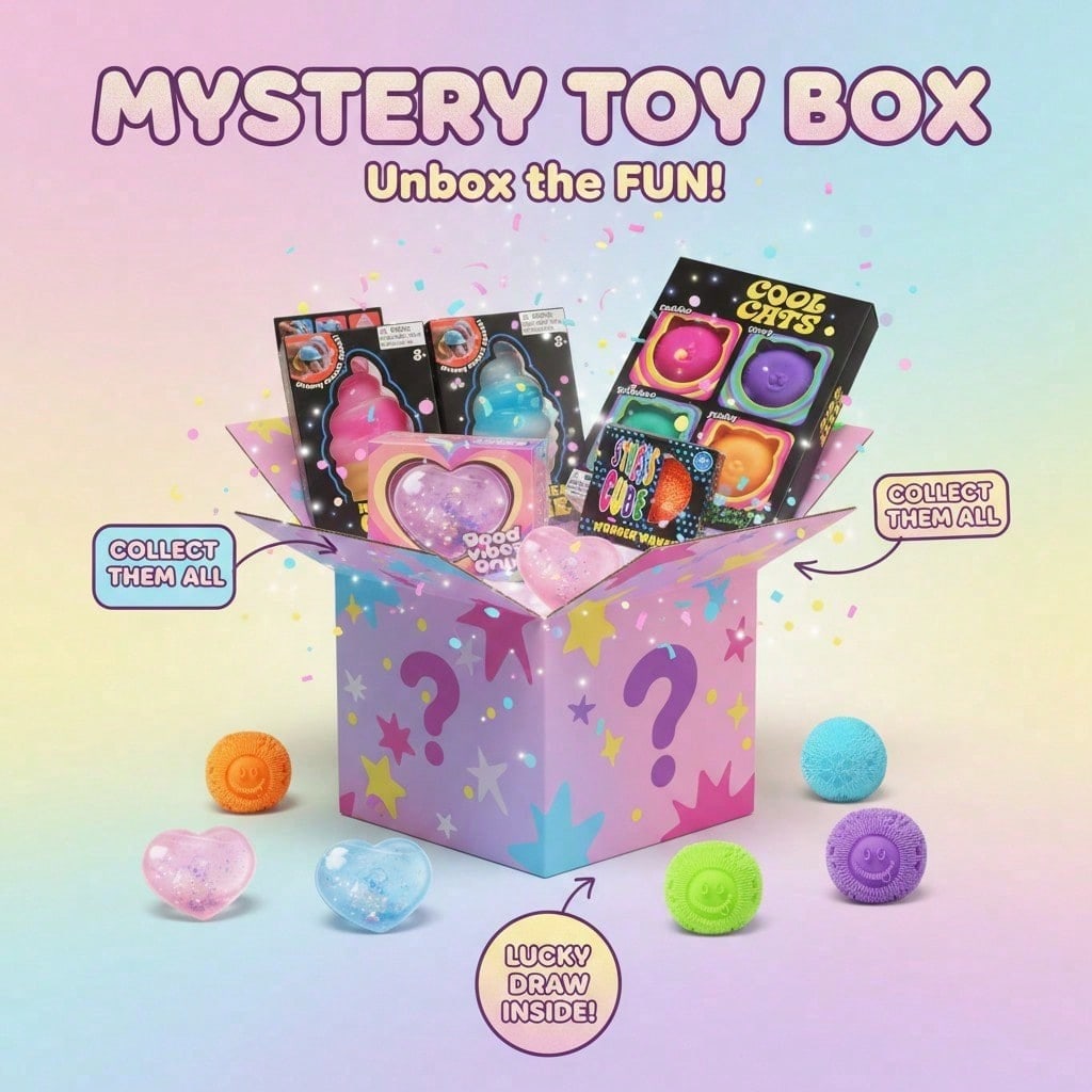 ของเล่นบลายด์บ็อกซ์แบบสุ่ม 100 - Mystery Box Blind Bag บทวิจารณ์และราคา